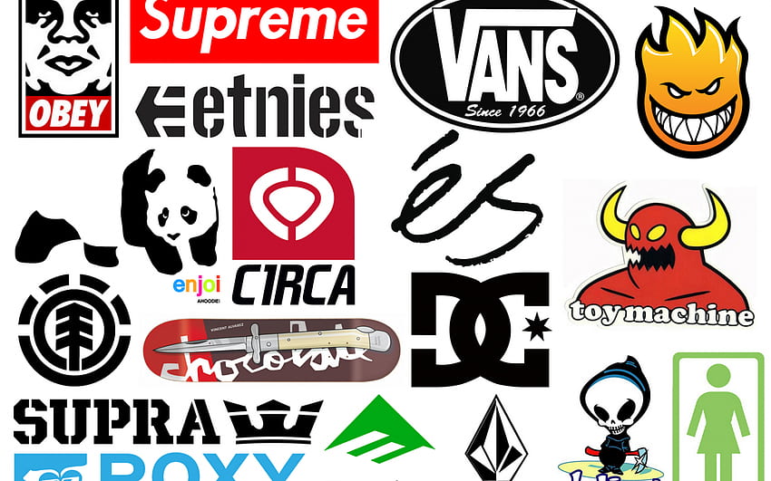 18 Most Awesome Skateboard Logos of All Times [] for your , Mobile & Tablet. Explore Best Brand. Luxury for Walls, High End Designers HD wallpaper