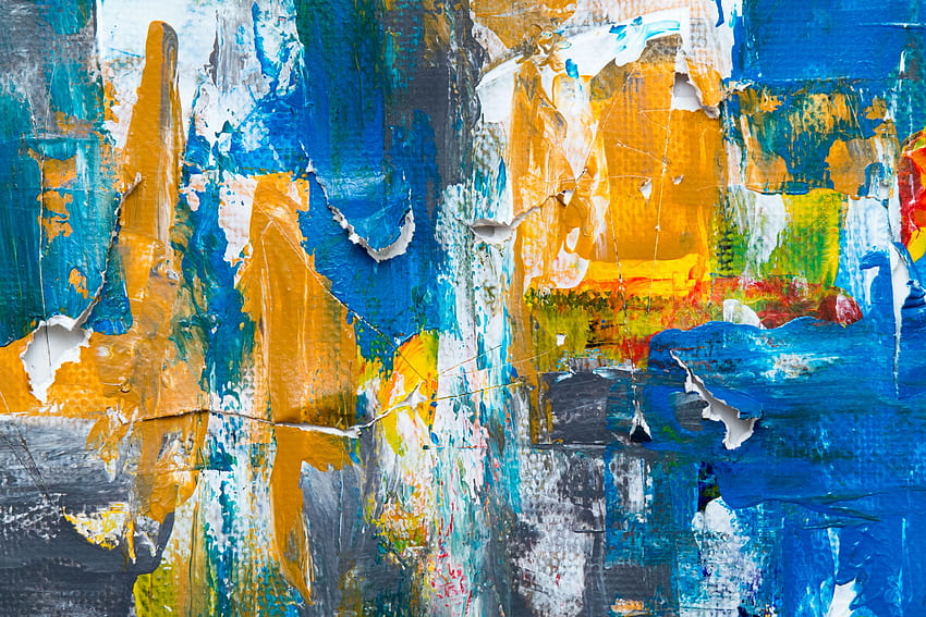 Abstract, Multicolored, Motley, Texture, Textures, Paint, Canvas, Modern Art, Contemporary Art, Smears, Strokes HD wallpaper