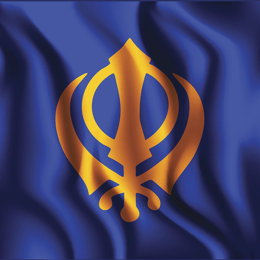 Khanda definiert: Sikh-Emblem-Symbolik HD-Handy-Hintergrundbild