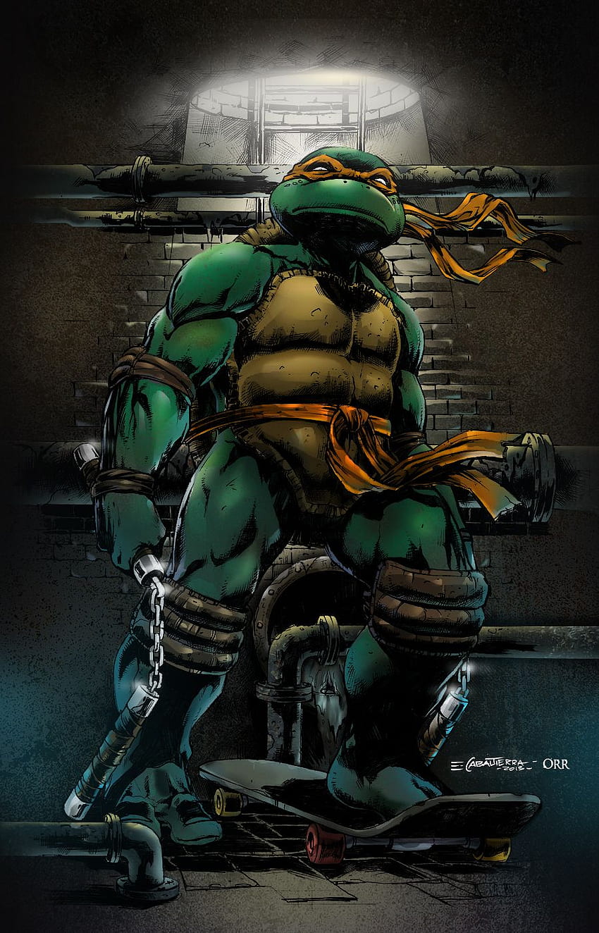 TMNT Michelangelo. Teenage Mutant Ninja Turtles Kunst, Ninja Turtles Kunstwerk, Tmnt Kunst, TMNT Mikey HD-Handy-Hintergrundbild