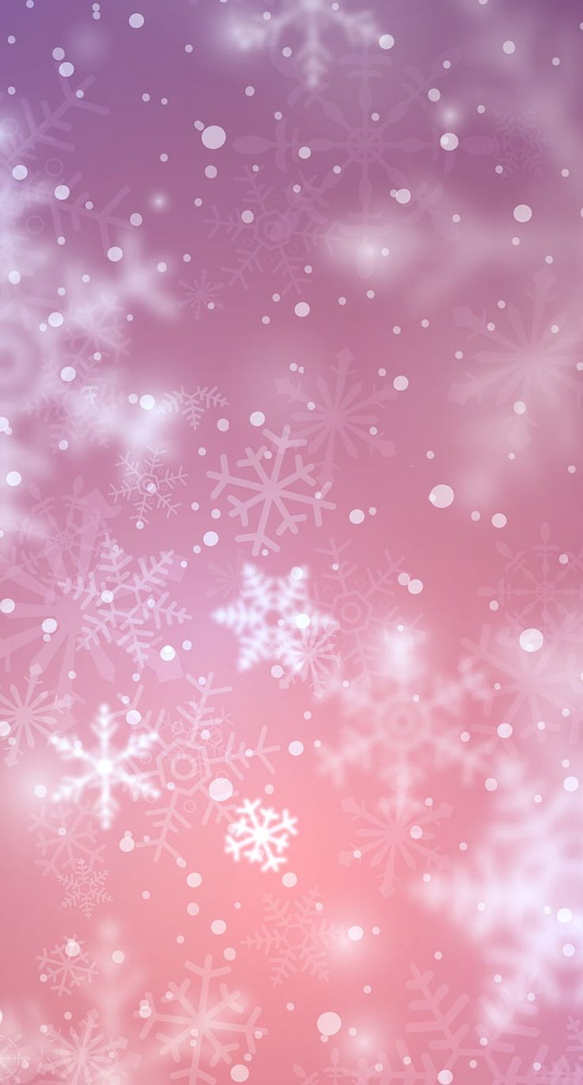 . Telefono di Natale, inverno iPhone, Natale, fiocco di neve rosa di Natale Sfondo del telefono HD