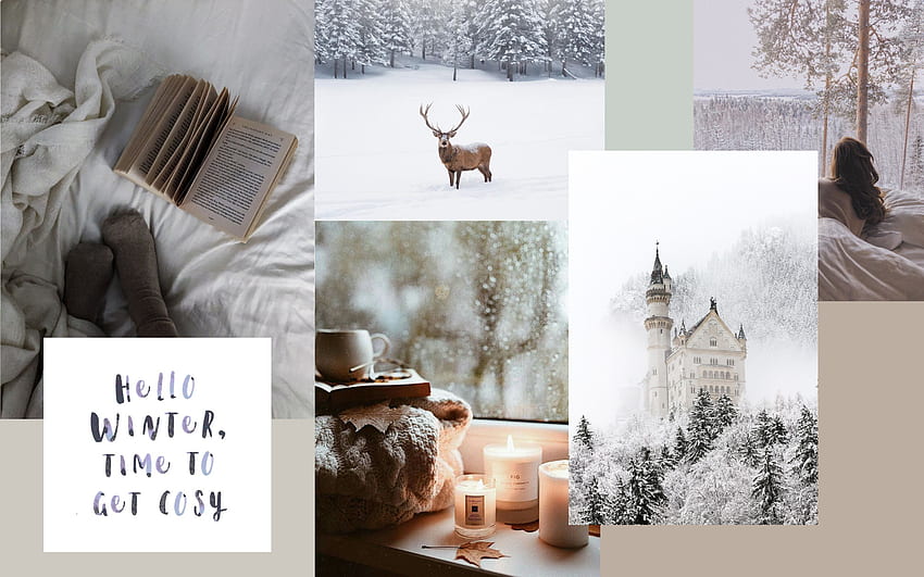 7 White Winter Collage Wallpaper Ideas  Winter Aesthetic  Idea Wallpapers   iPhone WallpapersColor Schemes