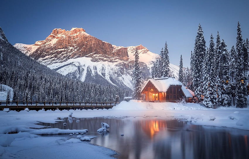 Kanadischer Winter, British Columbia Winter HD-Hintergrundbild