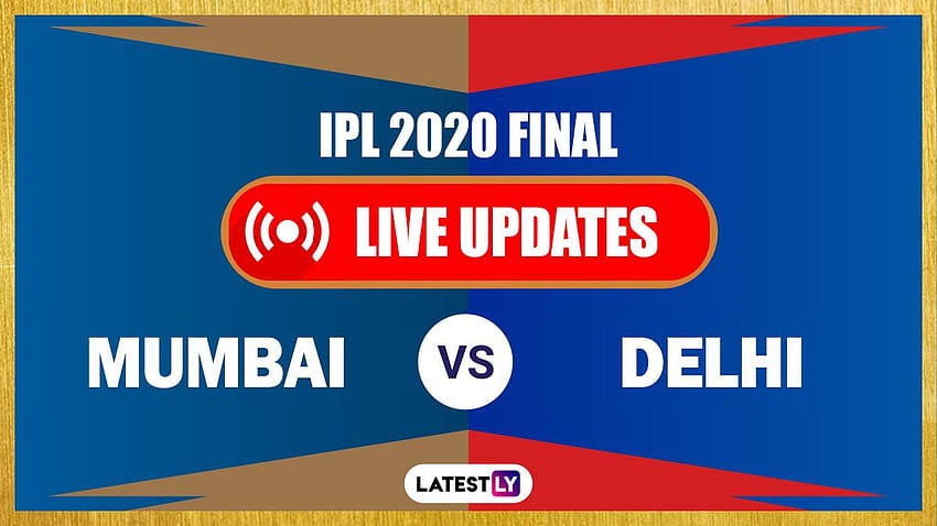 MI vs DC Najważniejsze wydarzenia Finał Dream11 IPL 2020: Mumbai Indians pokonali stolicę Delhi 5 bramkami i zdobyli piąty tytuł IPL, Mumbai Indians Logo Tapeta HD