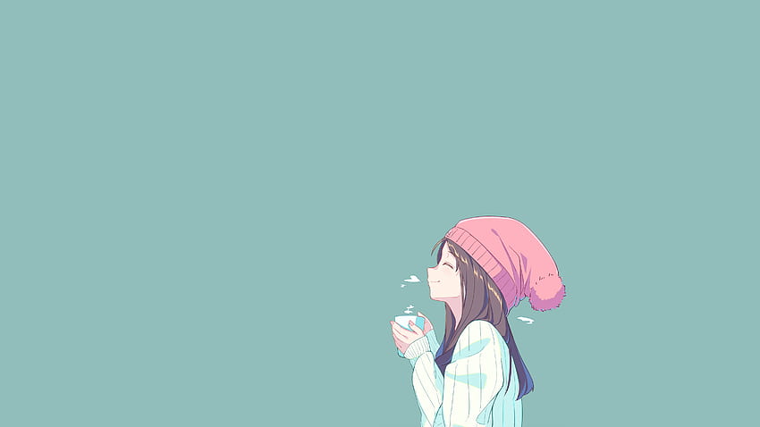 18++ Anime Girl So süß, Anime Wetter HD-Hintergrundbild