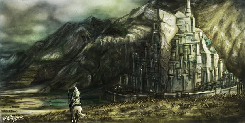 Minas Tirith, Minas Morgul HD wallpaper