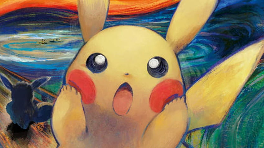 Karty Pokemon Edvarda Muncha z motywem „Krzyku” przybywają do Japonii Tapeta HD