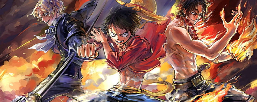 Luffy, Ace and Sabo One Piece Team Resolution , Anime , , and ...