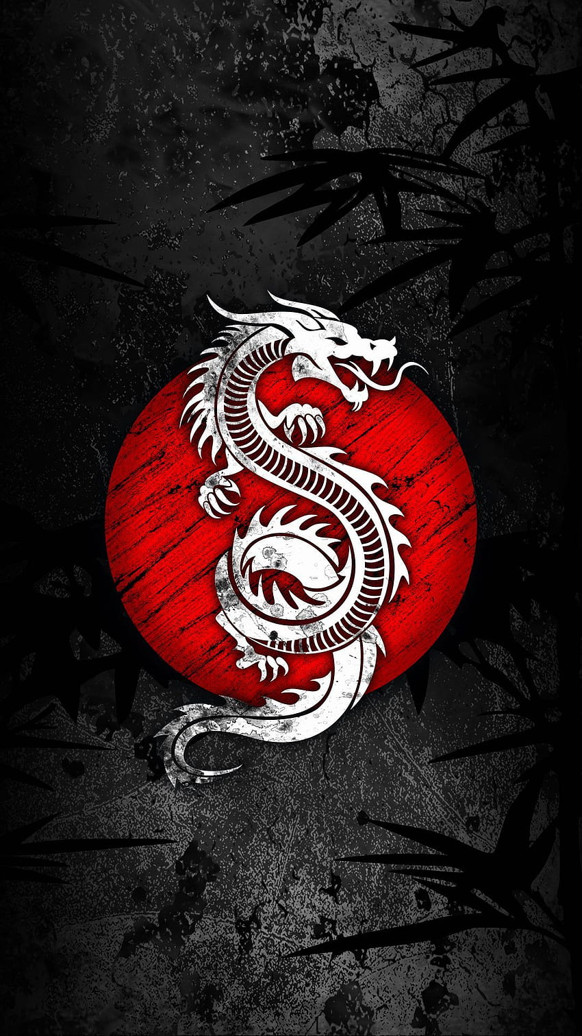 Esthétique Dragon Yin Yang , Dragon Yin Yang iPhone Fond d'écran de téléphone HD