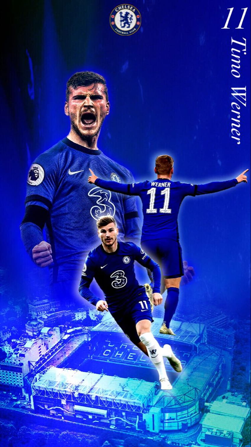 サッカー選手 自作壁紙 Self Made Football Player S Timo Werner Chelsea Hd Phone Wallpaper Pxfuel