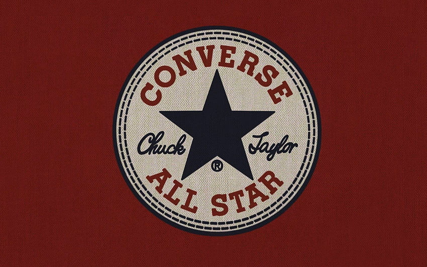 Converse and Background, Red Converse HD wallpaper