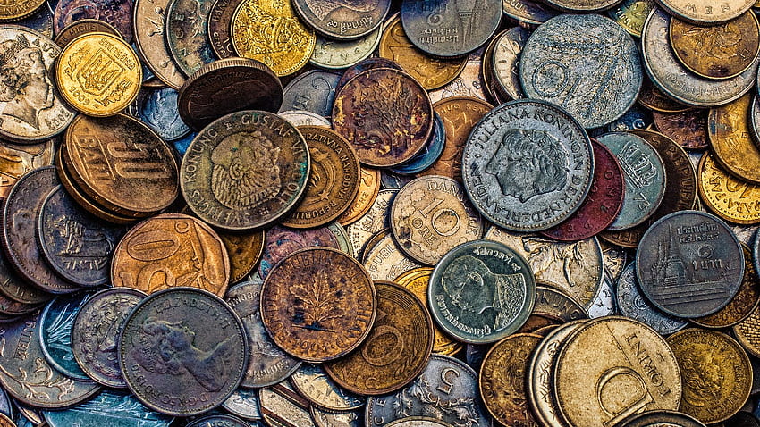 De las monedas más valiosas del mundo, monedas de dólar fondo de pantalla