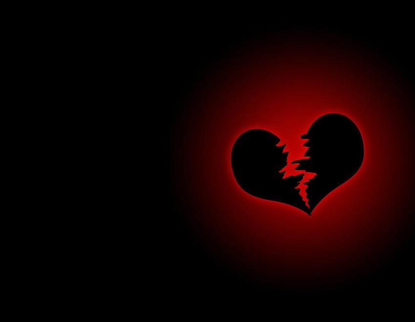 Herzschmerz, Emoji gebrochenes Herz HD-Hintergrundbild