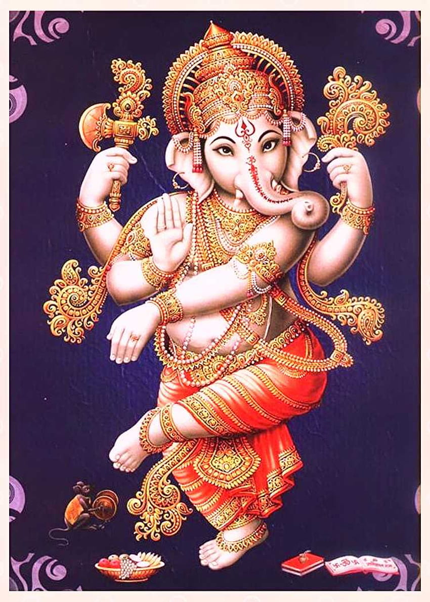 Ganesh Ji - Taniec Lorda Ganesha, Telefon Ganesh Tapeta na telefon HD