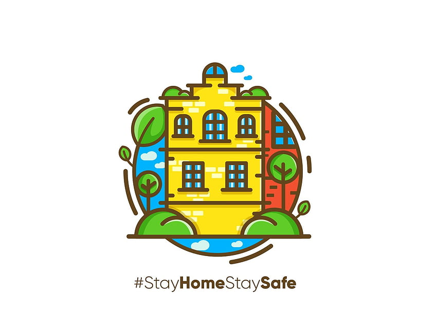 Stay home stay safe HD wallpaper
