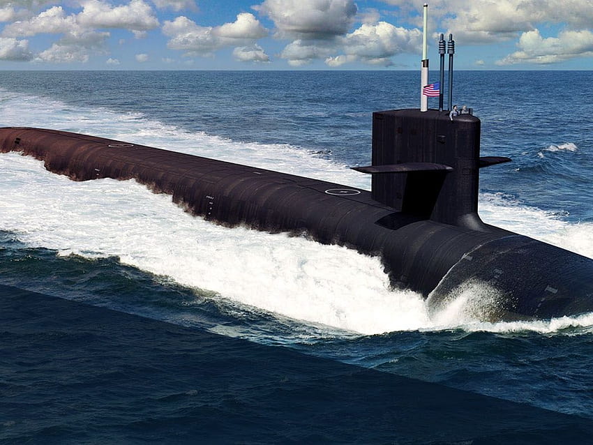 La flota futurista de submarinos nucleares Columbia de EE. UU. Costará $ 100 mil millones, submarino nuclear fondo de pantalla