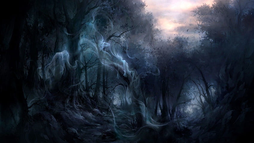 The Enchanted Forest, Dark Enchanted Forest HD wallpaper