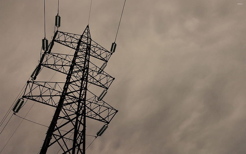 Transmission tower - graphy HD wallpaper