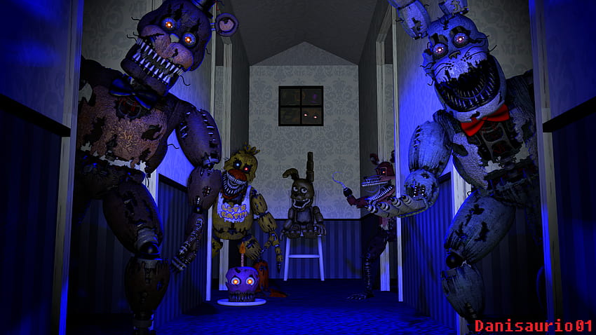 SFM FNAF] FNAF 4 Trailer - Nightmare Animatronics React! - video