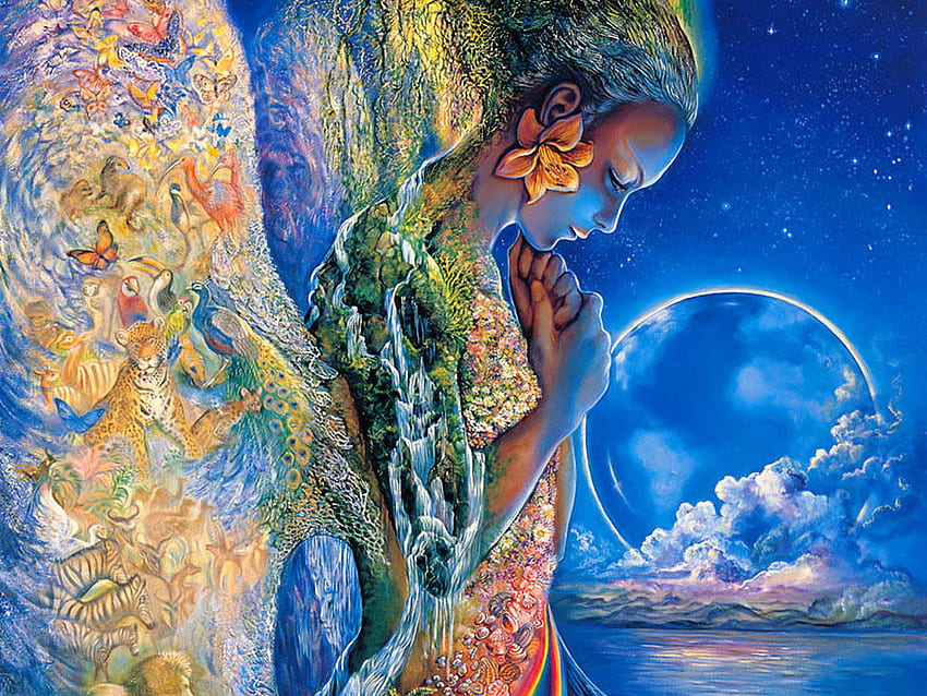 Send you meditation to awaken your divine feminine and goddess within, The Divine Feminine HD wallpaper