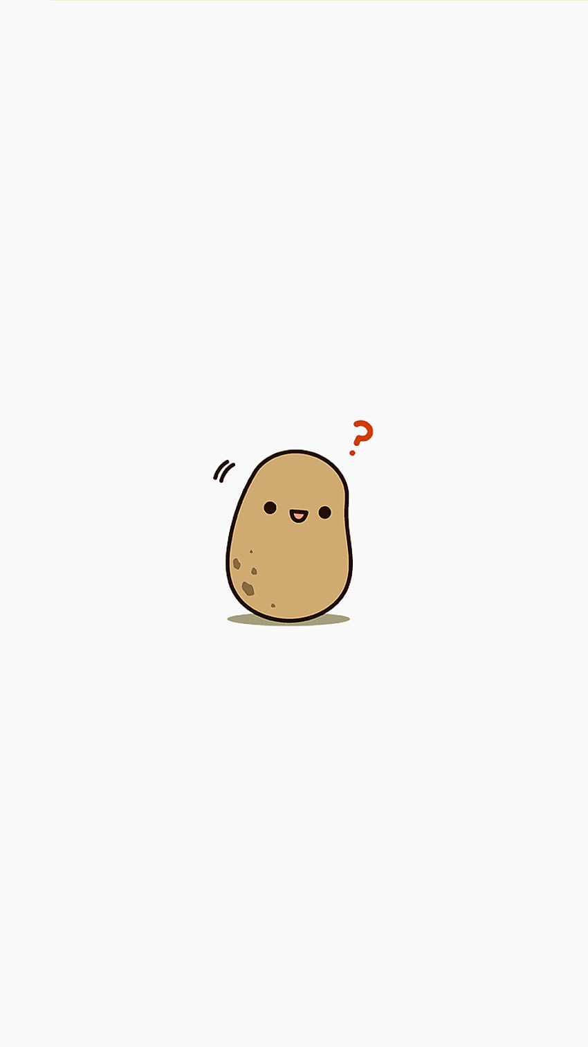 Potato wallpaper  Cute potato Kawaii potato Wallpaper iphone cute