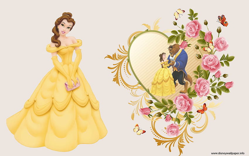 Belle - Disney-Prinzessin, Disney-Bella HD-Hintergrundbild