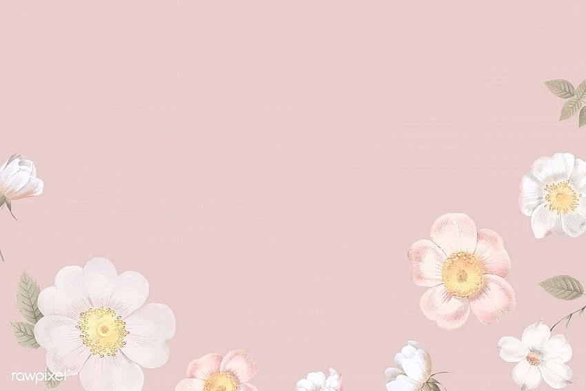 premium vector of Elegant floral frame design vector 842598. Flower background , Frame design, Powerpoint background design, Elegant White Flower HD wallpaper
