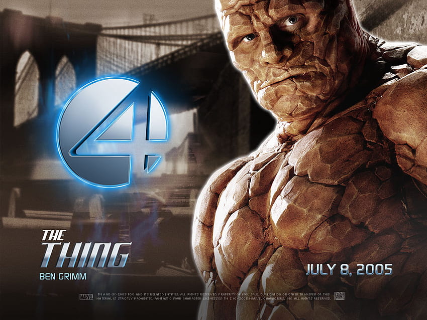 The Thing 1 - Fantastic Four สิ่งมหัศจรรย์ วอลล์เปเปอร์ HD