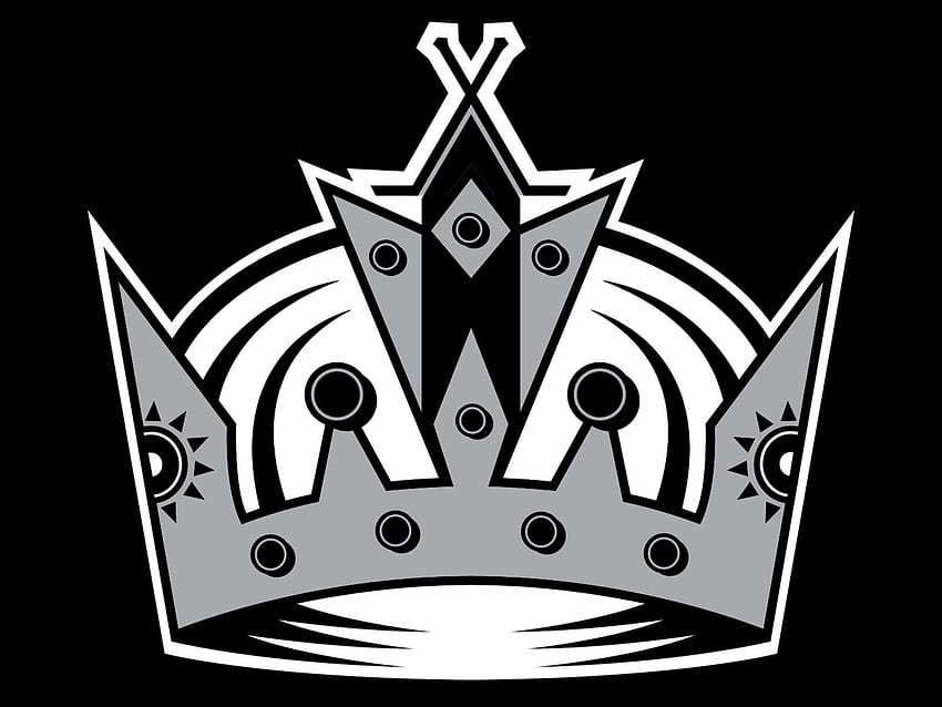 Los Angeles Kings Logo Los Angeles Kings logo czarne – Baza danych logo, Złote logo Last Kings Tapeta HD