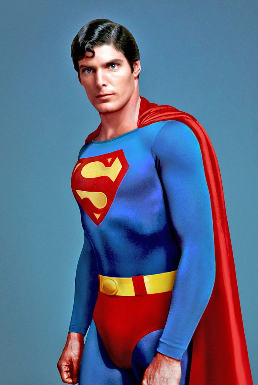 невероятен Кристофър Рийв Супермен. Кристофър Рийв Супермен, филми за Супермен, Супермен HD тапет за телефон