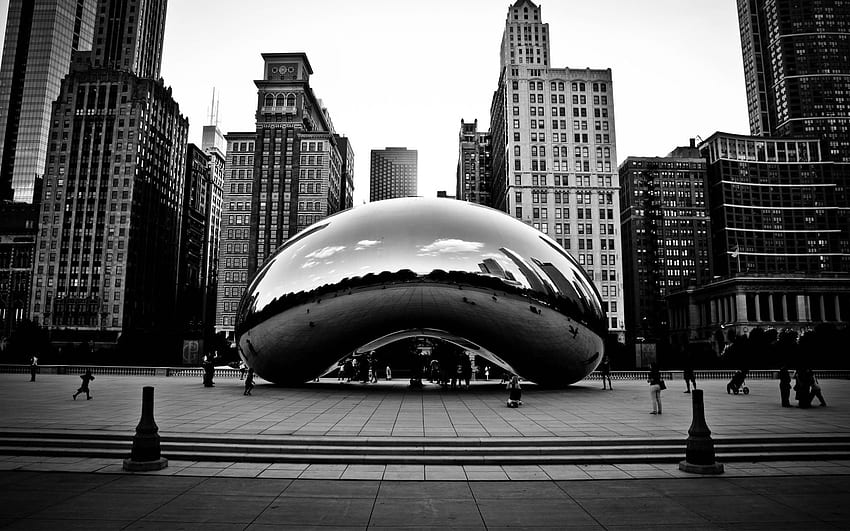 Cities, Usa, Skyscrapers, United States, Chicago, Entrance, Millennium Park HD wallpaper