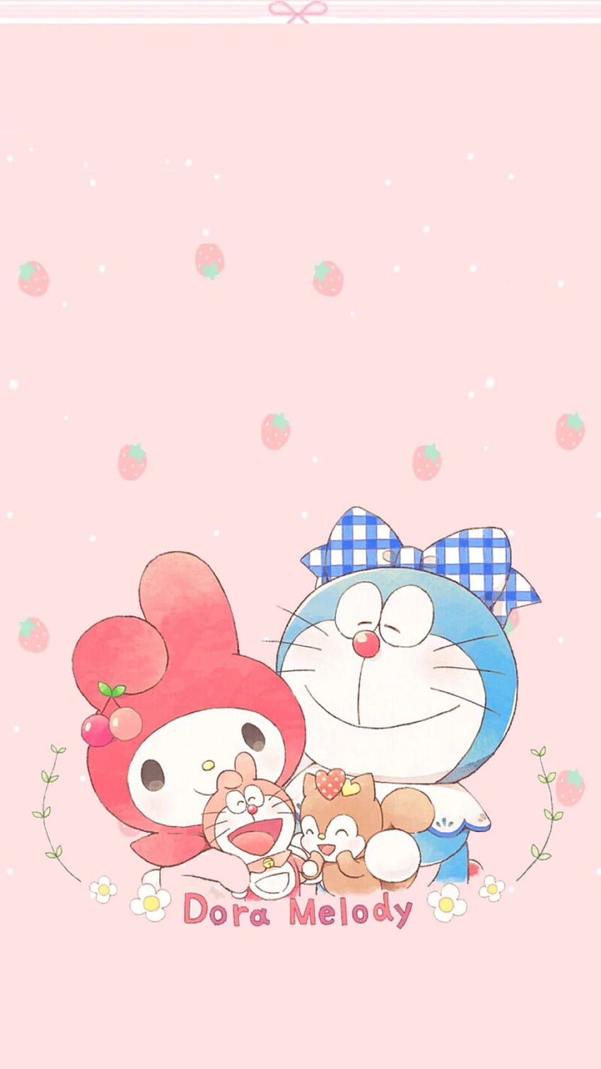 Doraemon, My Melody. วอลเปเปอร์, โดราเอมอน, วอลเปเปอร์โทรศัพท์, Pink Doraemon HD phone wallpaper