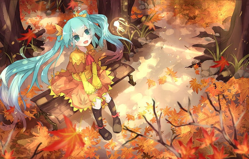 Anime Autumn HD wallpaper | Pxfuel