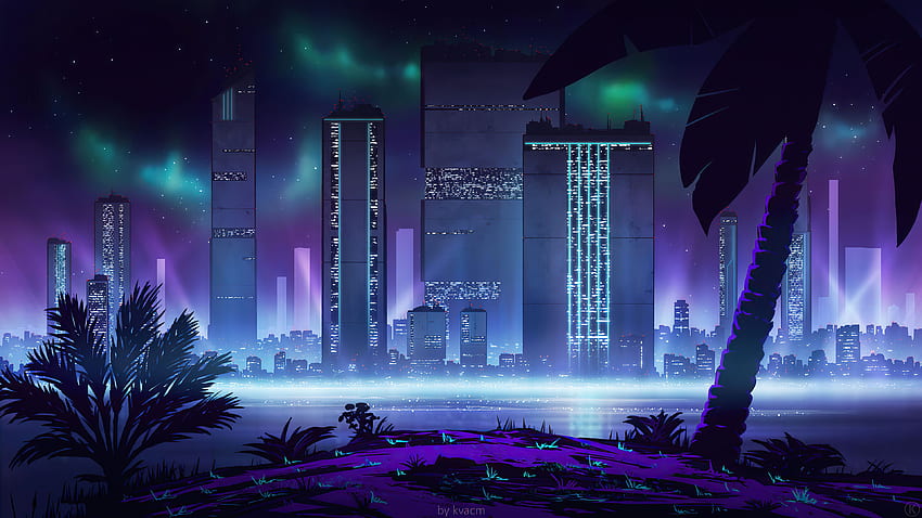 Neon Lights City Cyberpunk-Auflösung, , Hintergrund und HD-Hintergrundbild