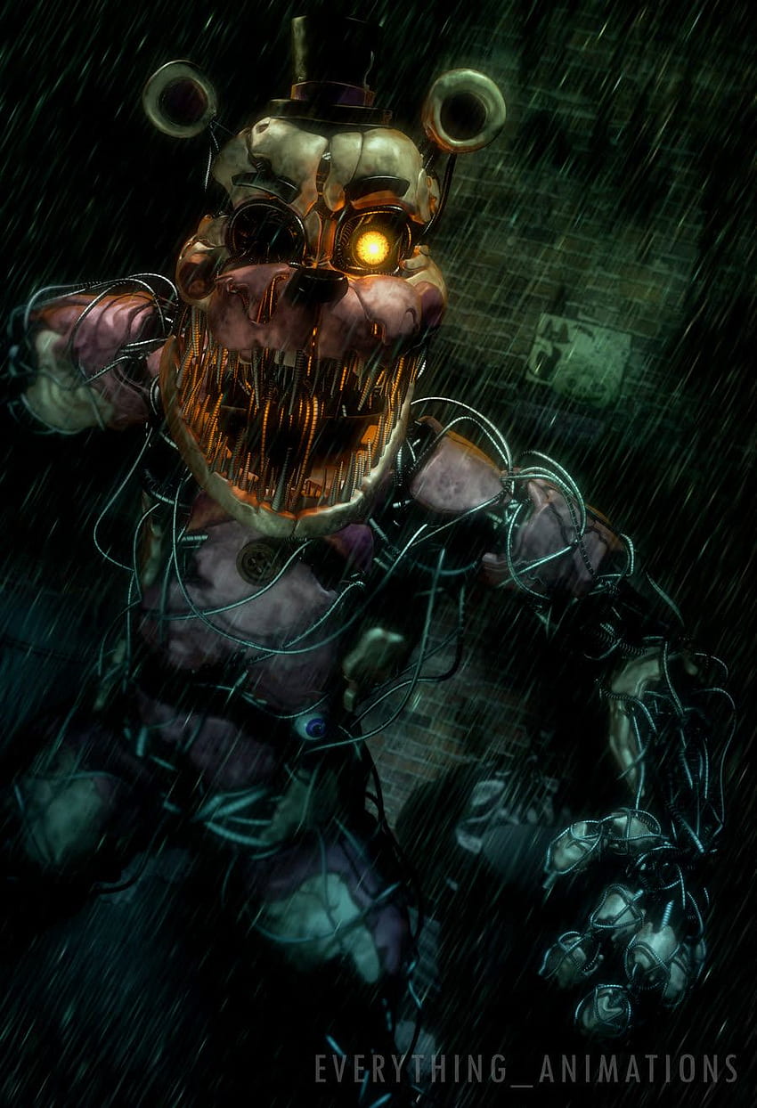 Molten freddy fanart, Afton Family HD phone wallpaper