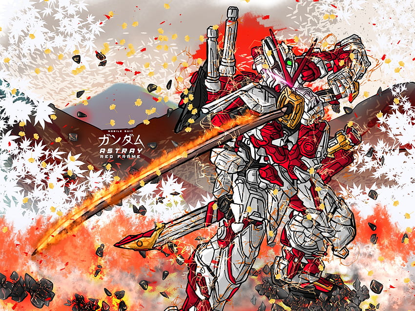 Gundam Astray Red Frame autorstwa Arychie Surya na Dribbble Tapeta HD