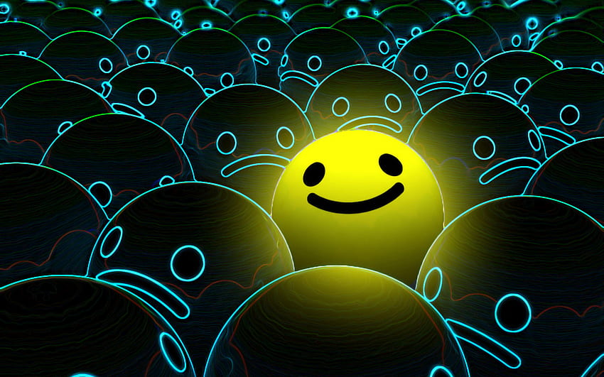 Smiley Face On Blue Lepi [] para seu celular e tablet. Explore o fundo do rosto sorridente. Smiley Face &, Smiley para, Relax Black papel de parede HD
