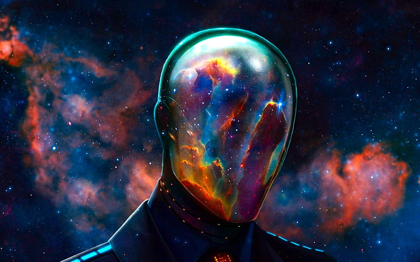 Brain Abstract Space , Galaxy Brain HD wallpaper