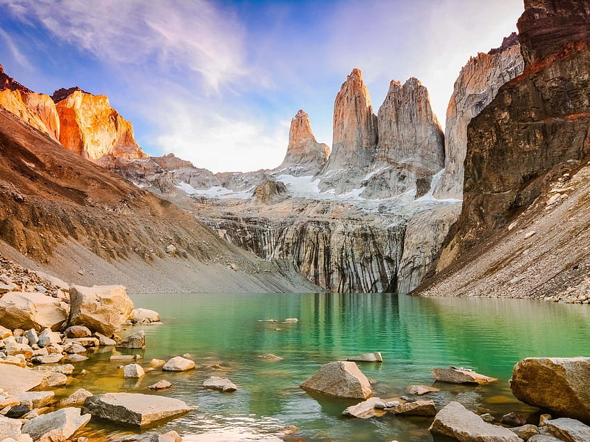 Parco Nazionale Torres Del Paine Nella Patagonia Del Cile Sfondo HD