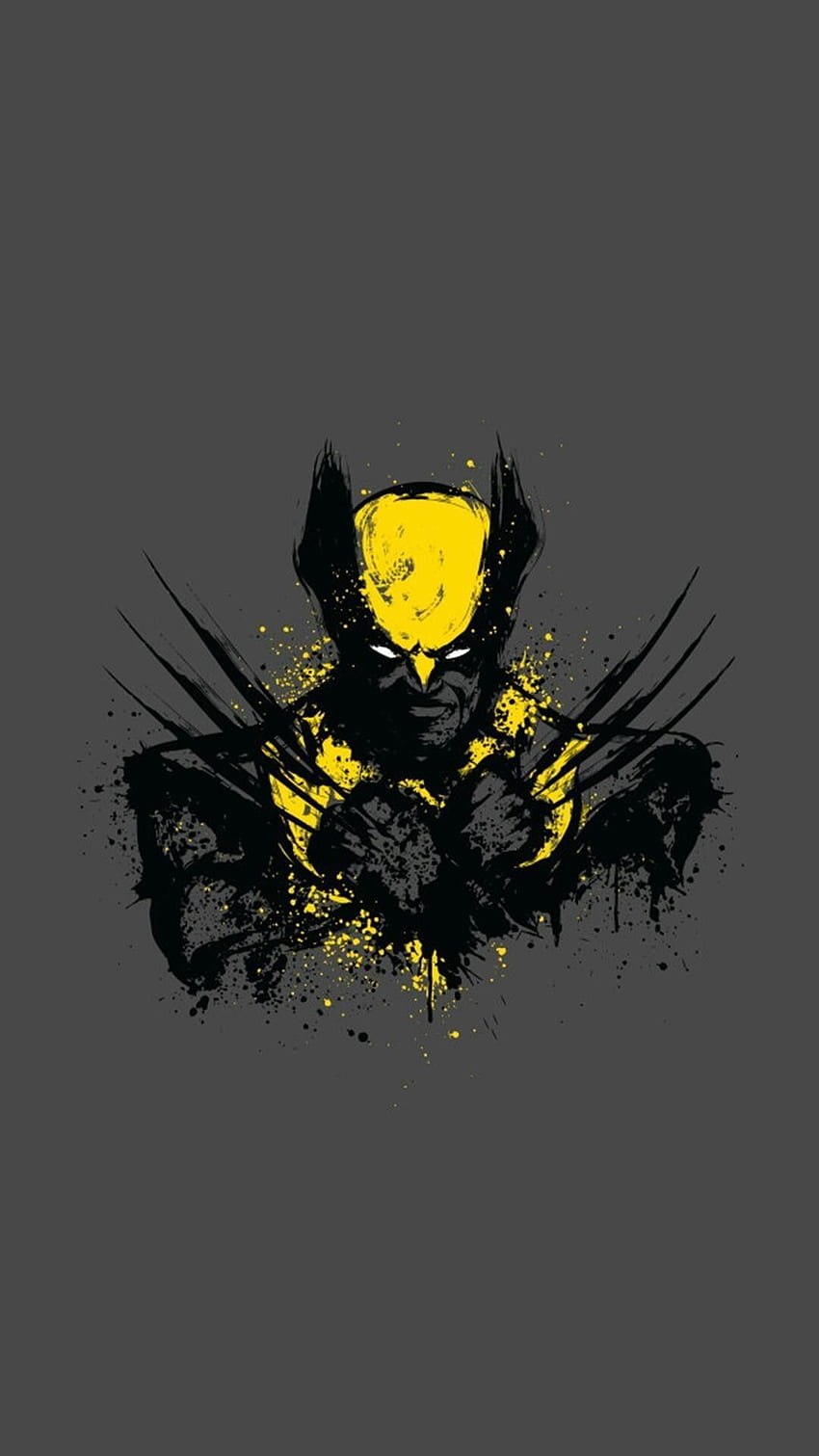 Wolverine, Wolverine-Logo HD-Handy-Hintergrundbild