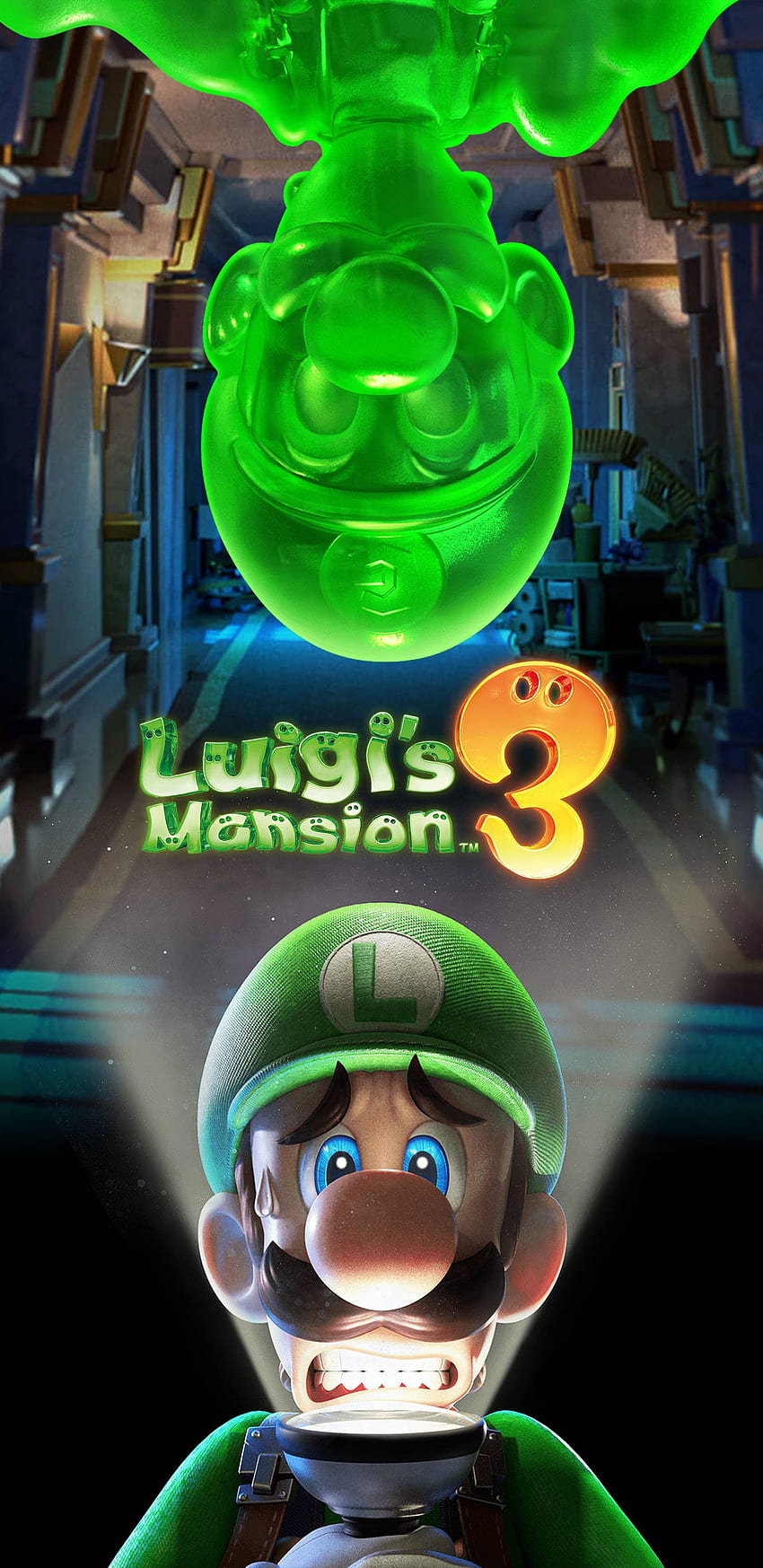 Luigi's Mansion 3 Okładka . Kot z monoklem Tapeta na telefon HD