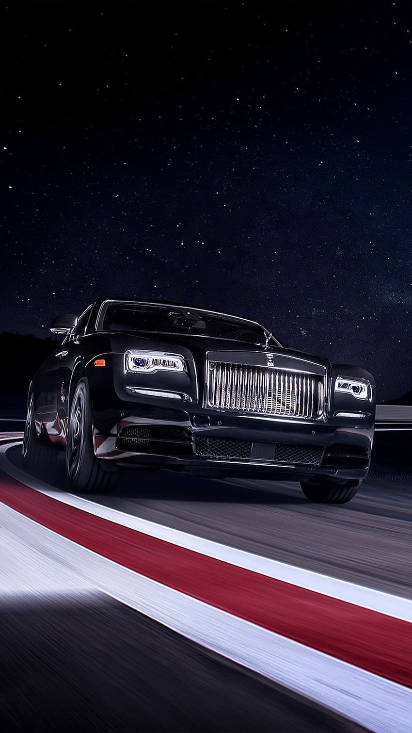 Rolls Royce Black Badge Wraith auf der Rennstrecke Ultramobil, Cullinan Rolls-Royce HD-Handy-Hintergrundbild