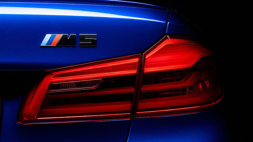 Luces traseras LED para BMW M5. Auto fondo de pantalla