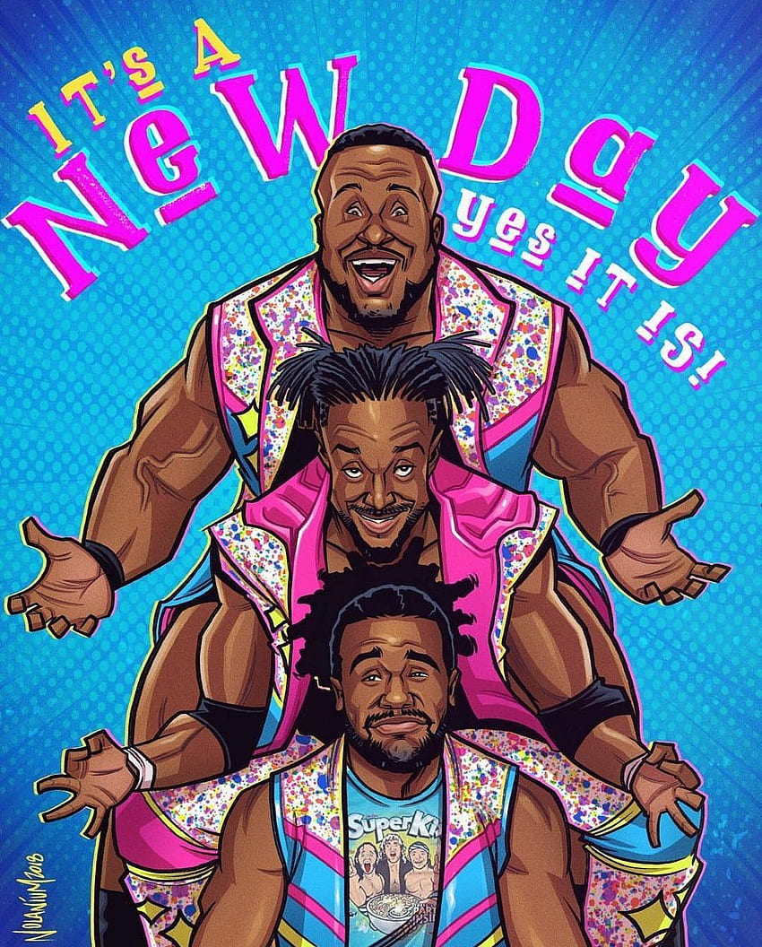 New Day. Wwe funny, Wrestling wwe, Wwe, The New Day HD phone wallpaper