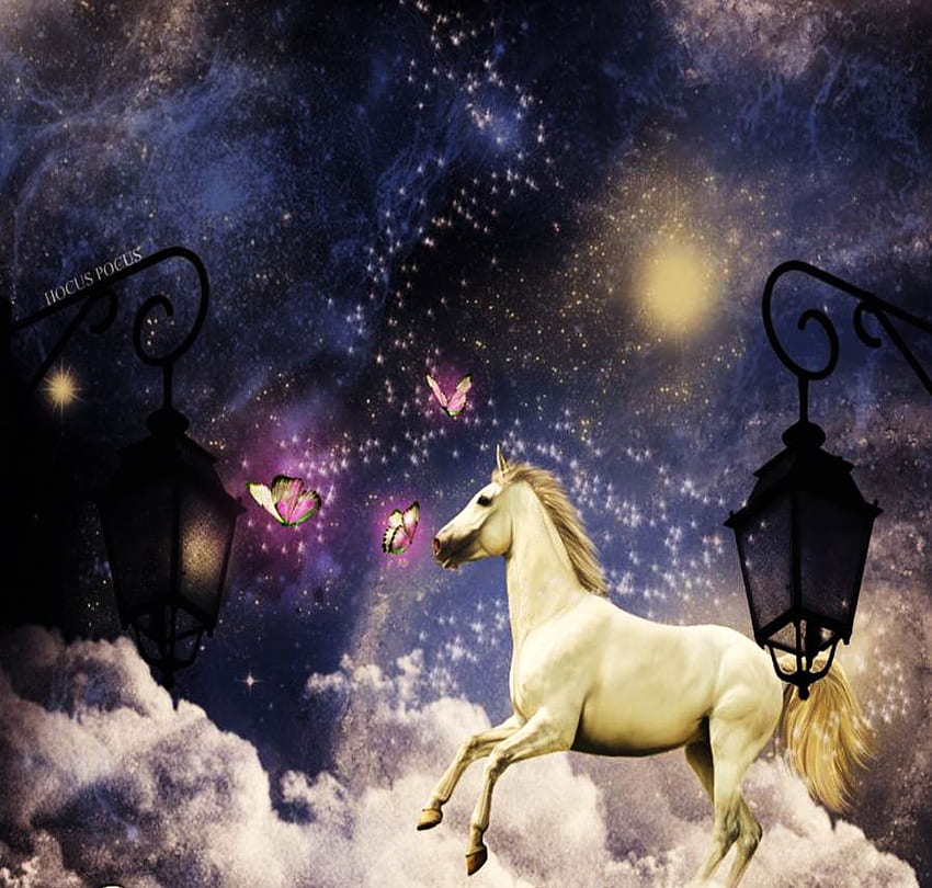 Horse In Clouds, et, rg, df, eg, e, egh, frg HD wallpaper
