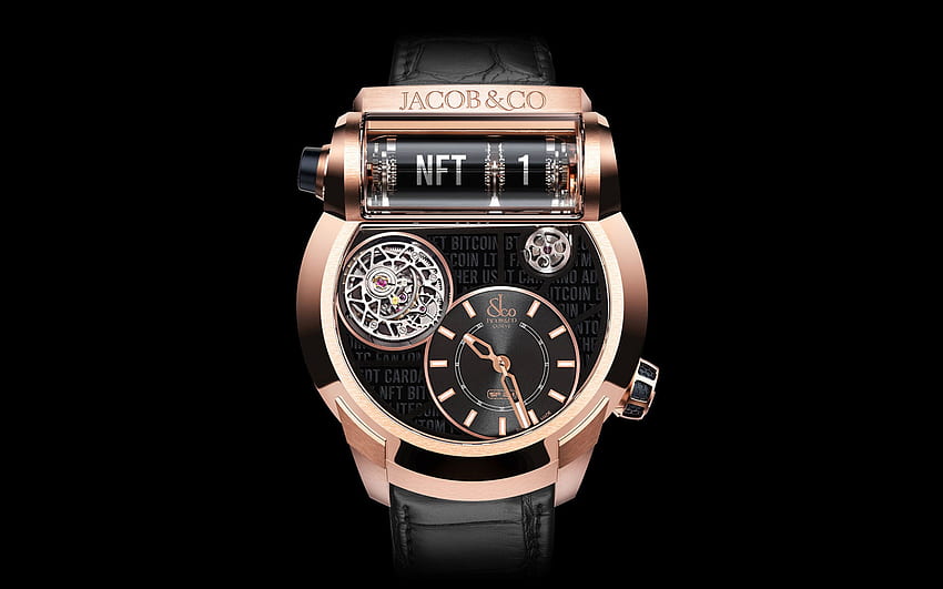 Epic SF24 Tourbillon Rose Gold, Jacob Co, beautiful watch, chronometer, stylish watch, Epic SF24 Tourbillon HD wallpaper