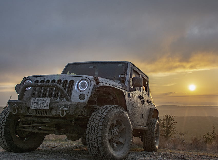 Jeep, episches Auto, Offroad, Outdoor HD-Hintergrundbild