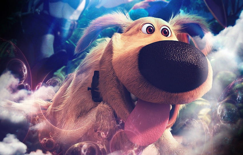 smile, dog, Up, Pixar for , section фильмы HD wallpaper