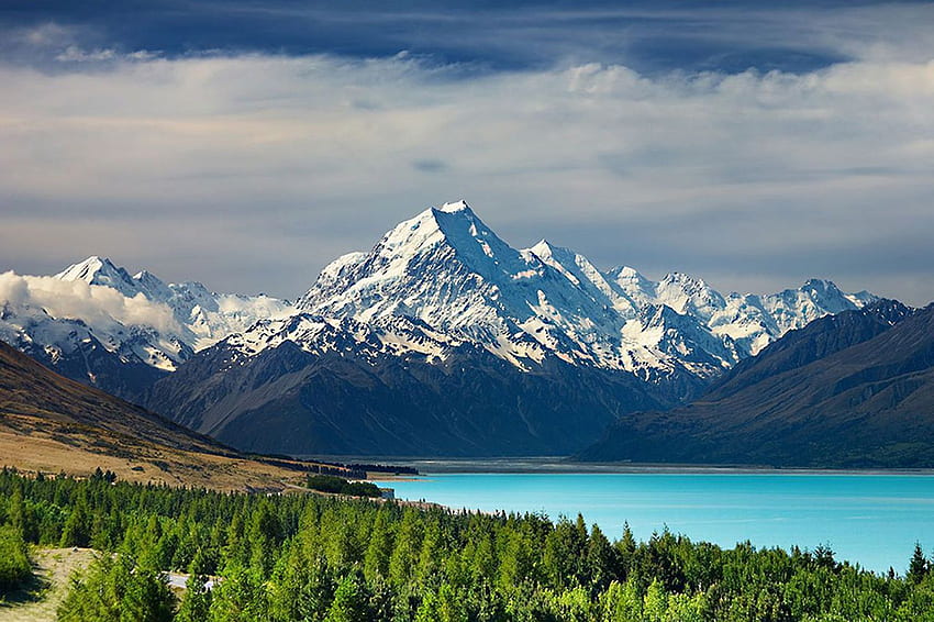 オーストラリアとニュージーランドへの旅行を計画し、最大化する方法。 新しい、ニュージーランドの山 高画質の壁紙