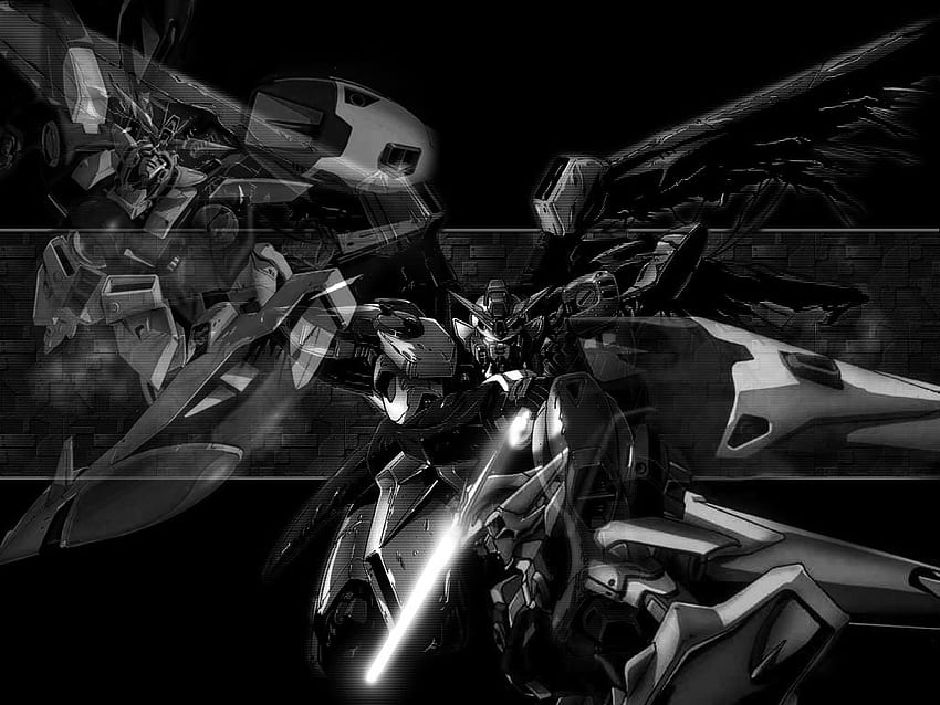 Wing Gundam Zero, Gundam Hitam Wallpaper HD